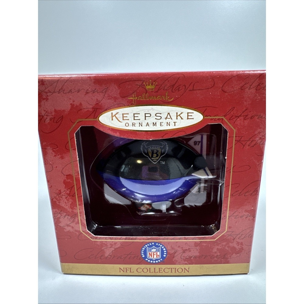 Hallmark 1997 Baltimore Ravens Football Blimp NFL Keepsake Ornament QSR5352